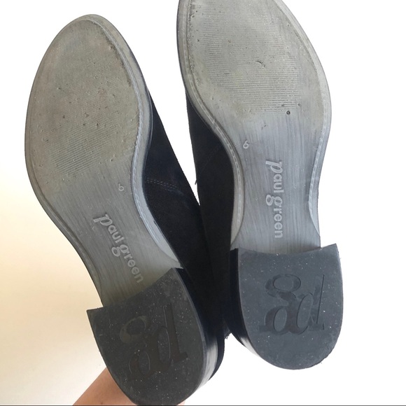 Paul Green Black Suede Natalie Bootie - Picture 6 of 8